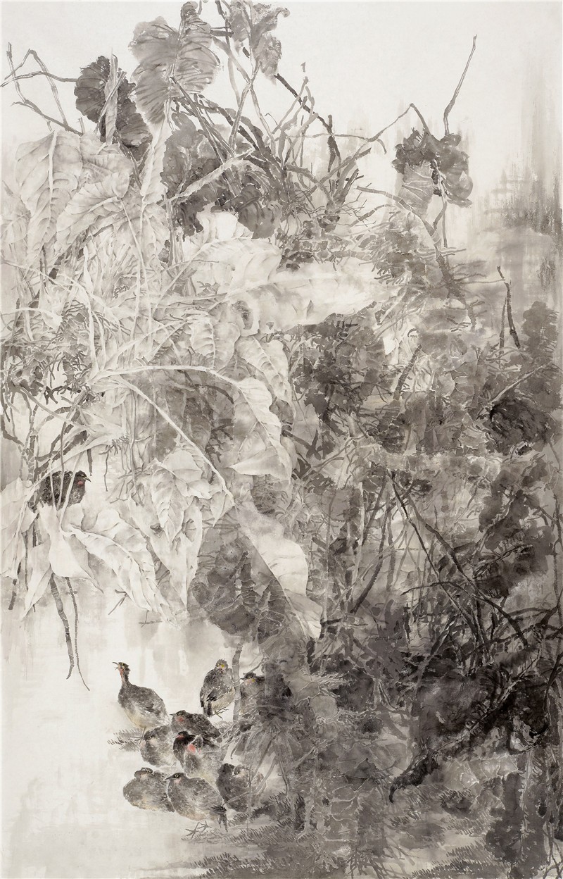 徐兵花鸟作品赏析